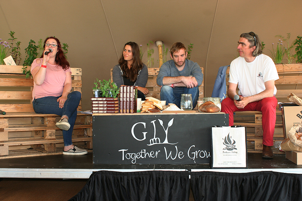Very interesting debate about real bread with Aoife Carrigy, Patrick Ryan (Firehouse Bakery) and William Despard (Bretzel Bakery)   